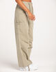 RSQ Womens Low Rise Parachute Cargo Pants image number 3