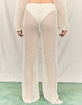 WEST OF MELROSE Open Knit Flare Womens Pants image number 4