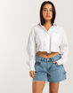 RSQ Womens Low Rise Baggy Carpenter Shorts image number 5