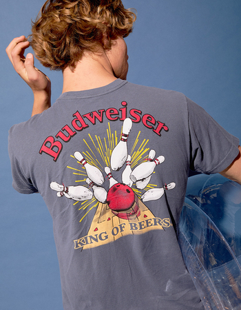 BUDWEISER Bowling Break Mens Tee Primary Image