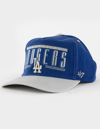 47 BRAND Los Angeles Dodgers Cooperstown Double Header Baseline ’47 Hitch Snapback Hat