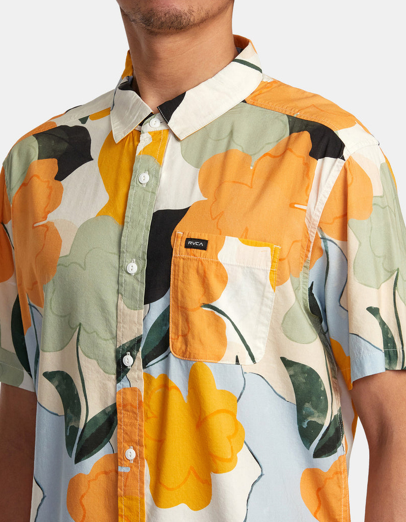 RVCA Anytime Mens Button Up Shirt image number 1