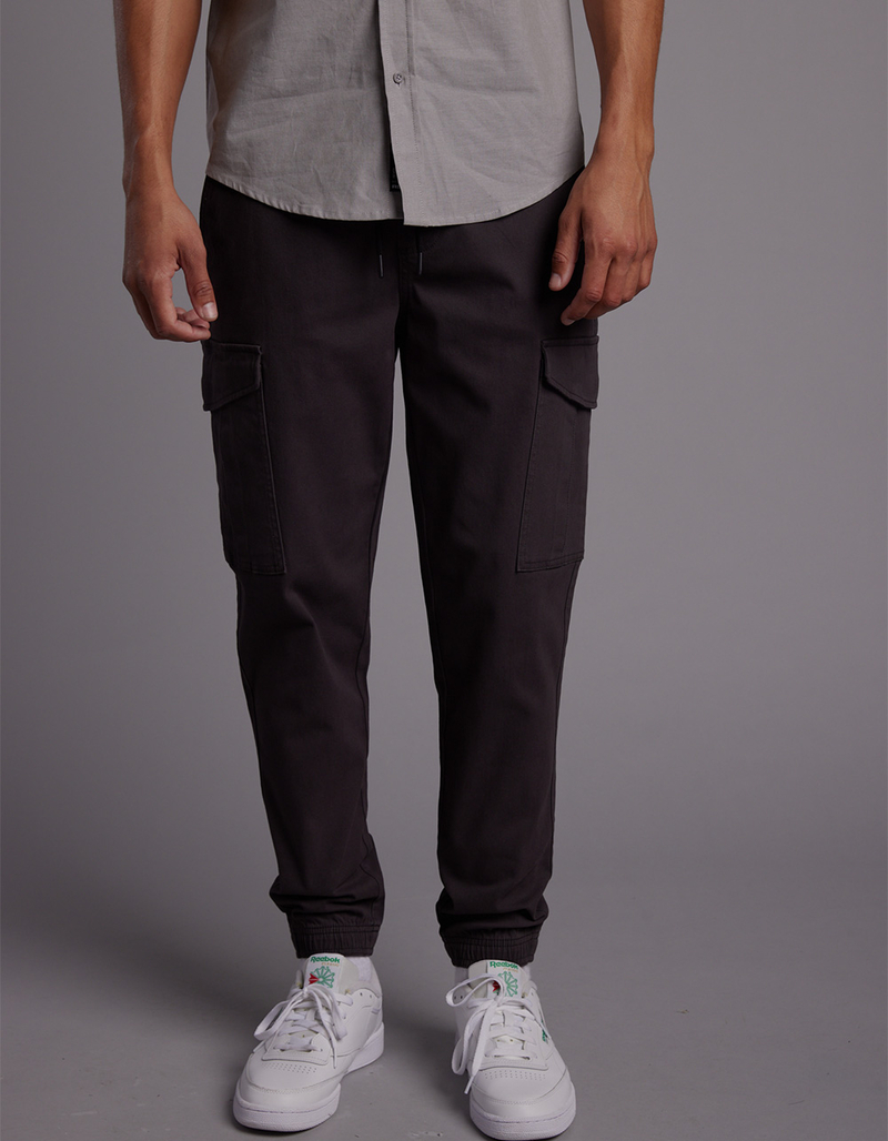 RSQ Mens Twill Cargo Jogger Pants image number 1