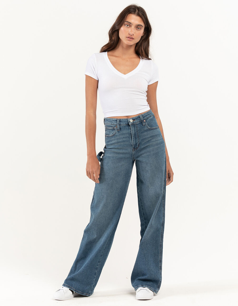 RSQ Womens Wide Leg Carpenter Jeans image number 0