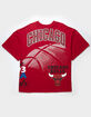 MITCHELL & NESS Chicago Bulls Logo Blast Mens Tee image number 1