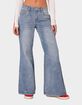 EDIKTED Low Rise Wide Leg Jeans image number 1