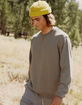 RSQ Mens Solid Crewneck Fleece Sweatshirt image number 6
