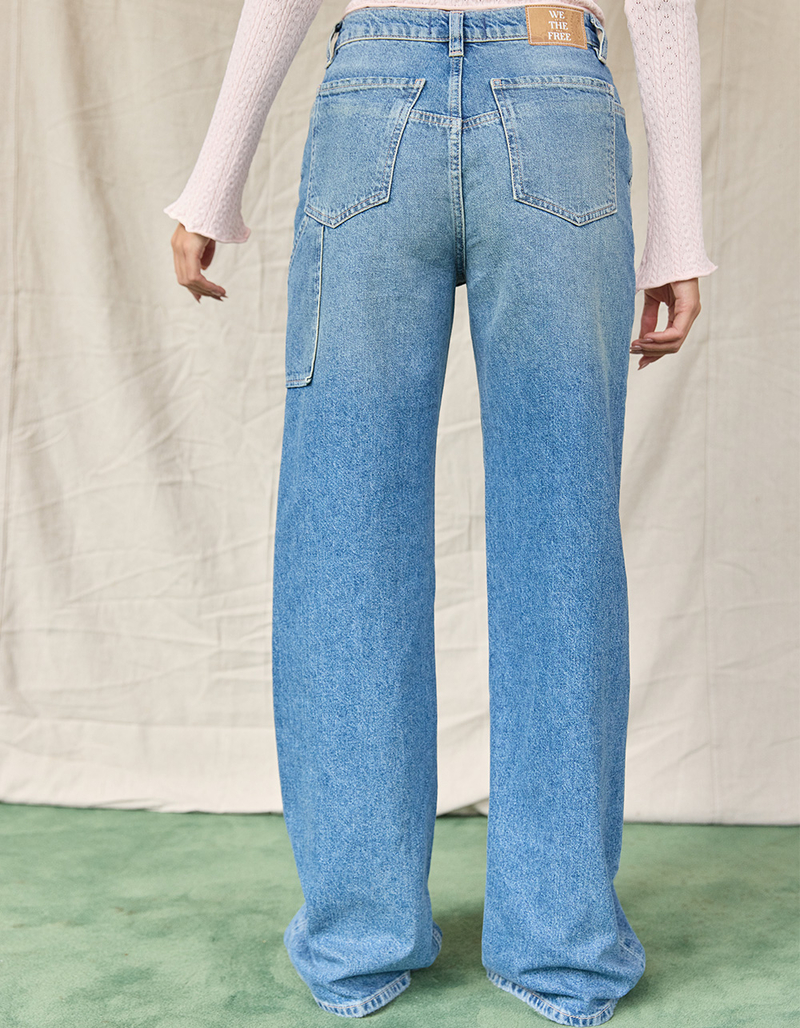 FREE PEOPLE Tinsley Baggy High Rise Womens Jeans image number 3