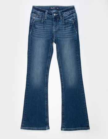 MISS ME Mid Rise Wing Girls Bootcut Jeans