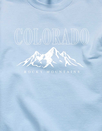 COLORADO Rocky Mountains Unisex Crewneck Sweatshirt Alternative Image