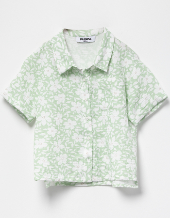 RSQ Girls Floral Camp Shirt Primary Image