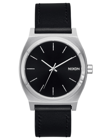 NIXON Time Teller Leather Watch