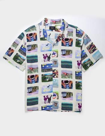 HUF 500 Channels Mens Button Up Shirt