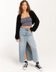 RSQ Womens Low Rise Denim Maxi Skirt image number 6