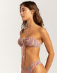 HURLEY Space Dyed Textured Bandeau Bikini Top image number 2