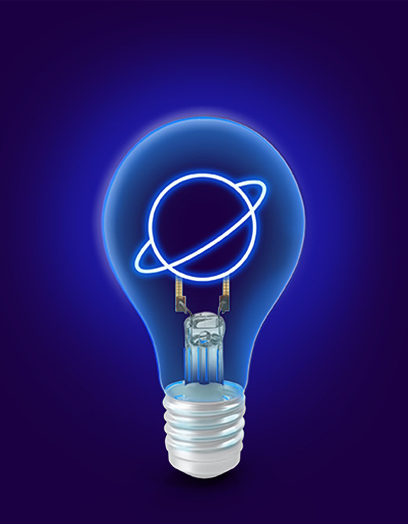 Planet Filament LED Light Bulb image number 0