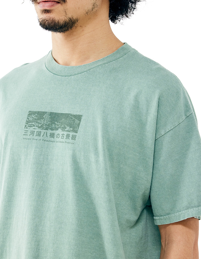 BDG Urban Outfitters Hokusai Landscape Mens Tee image number 2