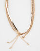 RSQ 3 Piece Layered Chain Necklace image number 3