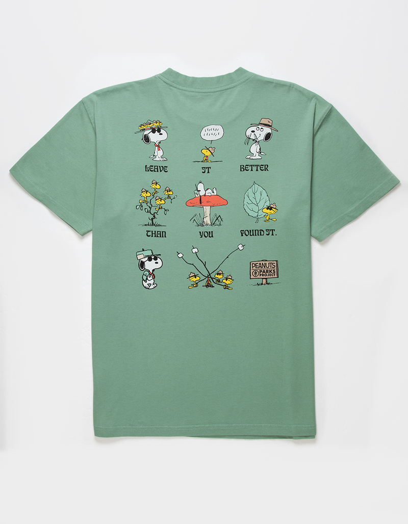 PARKS PROJECT x Peanuts Leave It Better Than You Found It Mens Tee image number 0