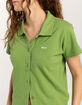 OBEY Jones Womens Button Up Polo Top image number 5