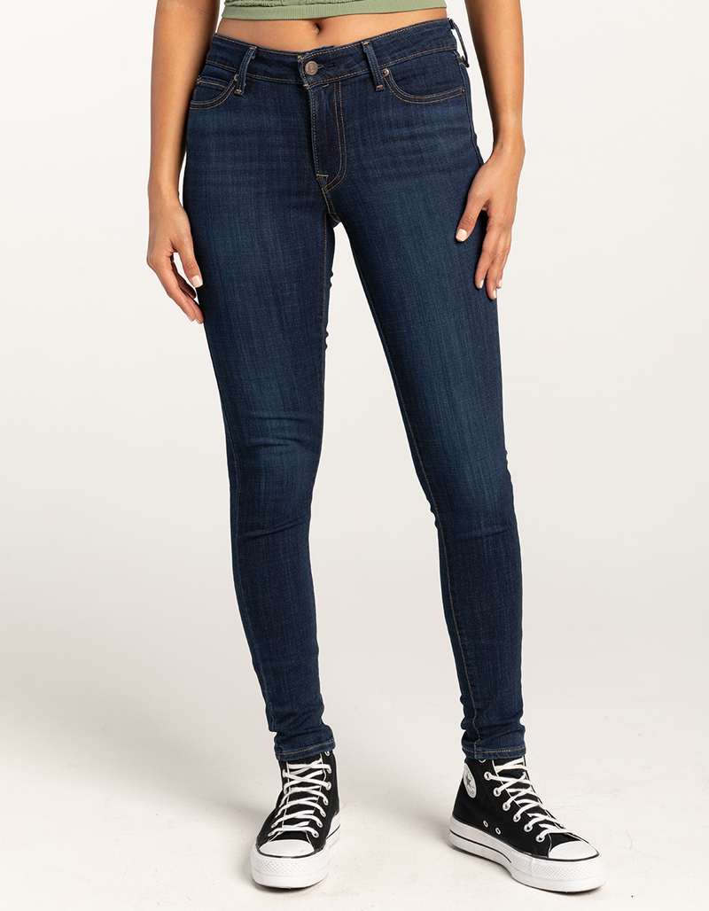 LEVI'S 711 Skinny Womens Jeans - Cobalt Overboard image number 1
