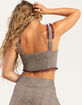WEST OF MELROSE Plaid Womens Corset image number 4