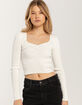 LOVE TREE Womens V-Neck Sweater image number 1