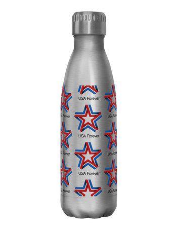 USPS 17 oz USA Forever Star Water Bottle