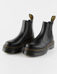 DR. MARTENS 2976 Quad Platform Black Womens Chelsea Boots image number 1