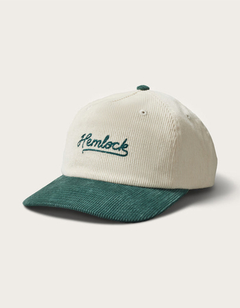 HEMLOCK HAT CO. Wesley Corduroy Snapback Hat