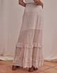 WEST OF MELROSE Ditsy Tiered Womens Maxi Skirt image number 5