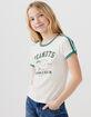 RSQ x Peanuts Double Stripe Girls Ringer Tee image number 1