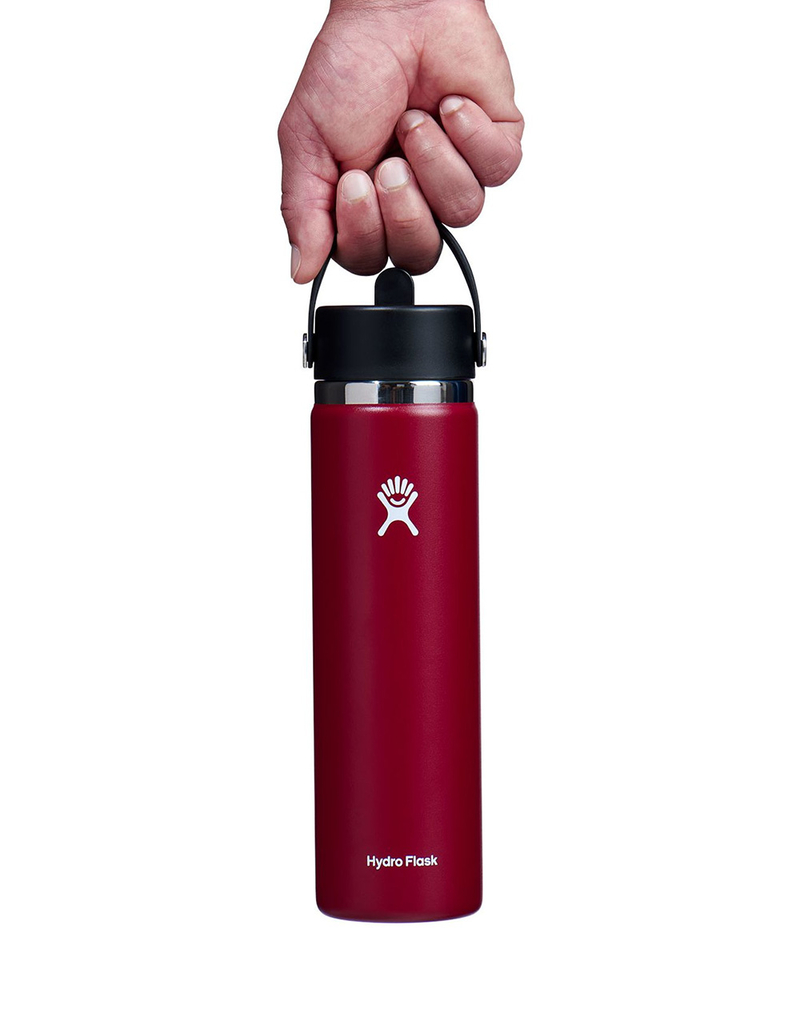 HYDRO FLASK 24 oz Wide Mouth Water Bottle with Flex Straw Cap image number 1