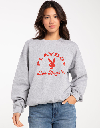 PLAYBOY Los Angeles Womens Crewneck Sweatshirt