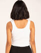 RSQ Womens Pointelle Baby Tank image number 4