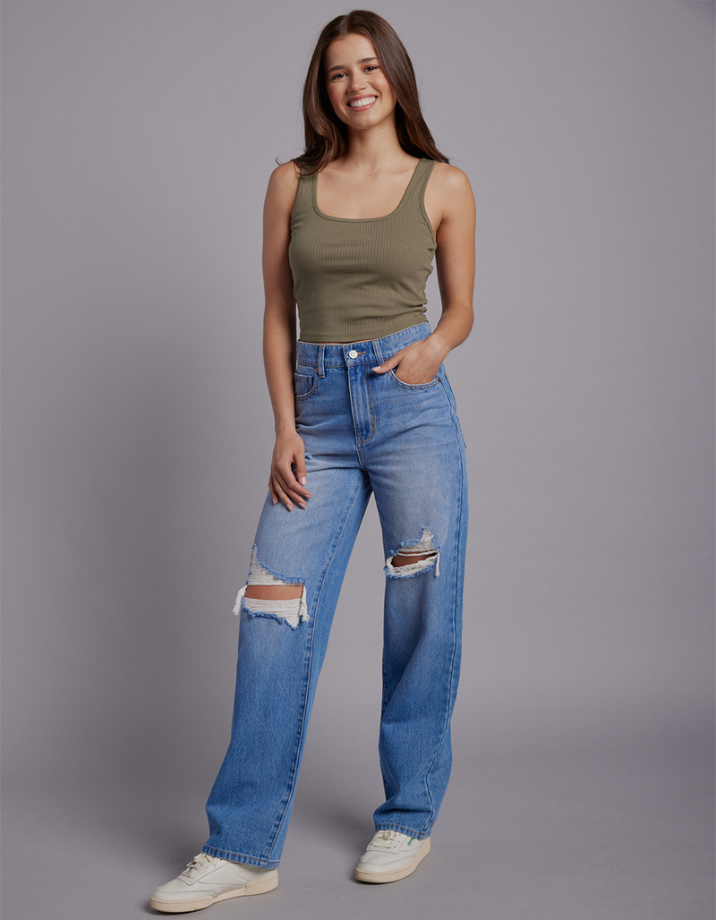 RSQ Womens High Rise Baggy Jeans image number 0