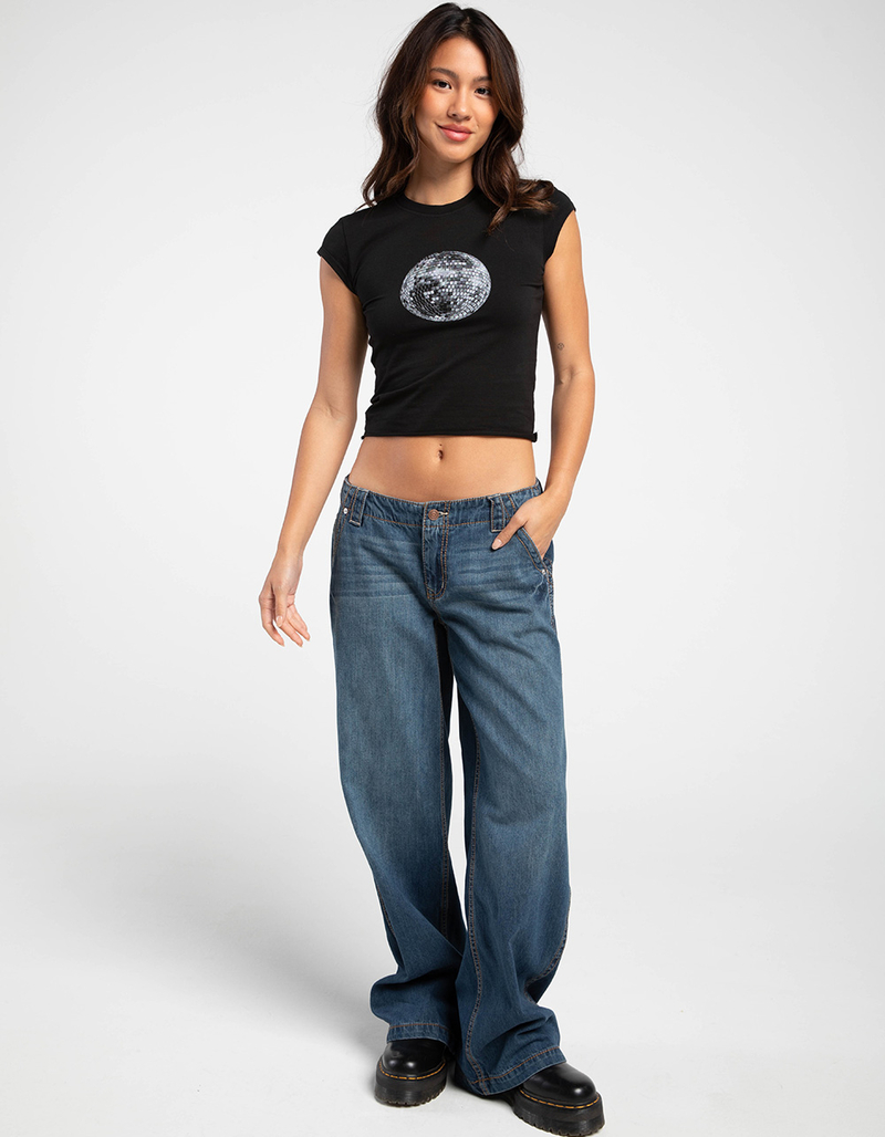 RSQ Womens Low Rise Y2K Baggy Jeans image number 0