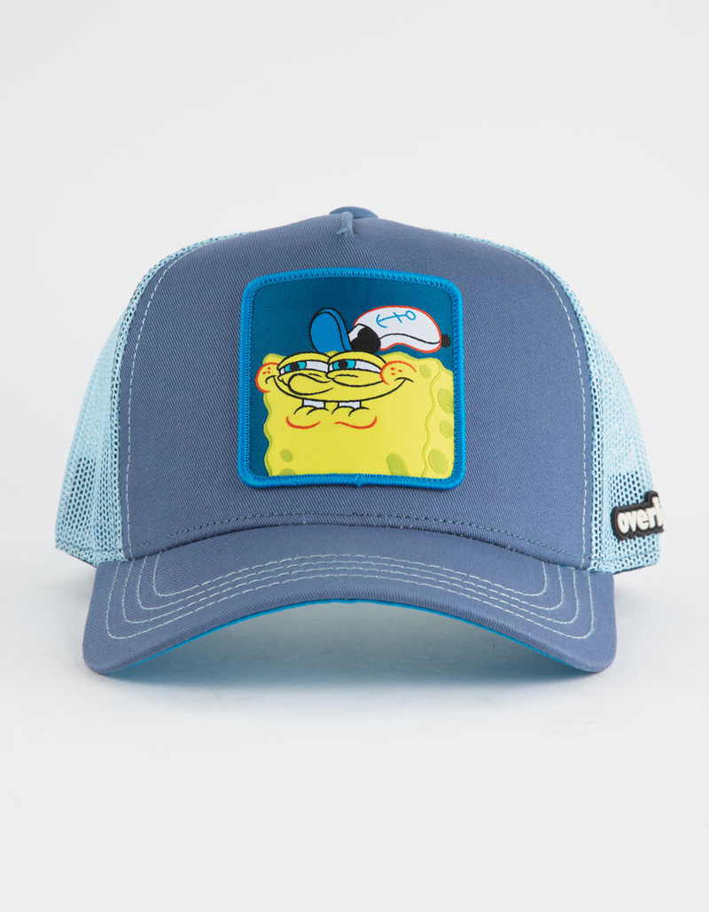 OVERLORD x SpongeBob SquarePants Sneaky Smile Meme Trucker Hat image number 1