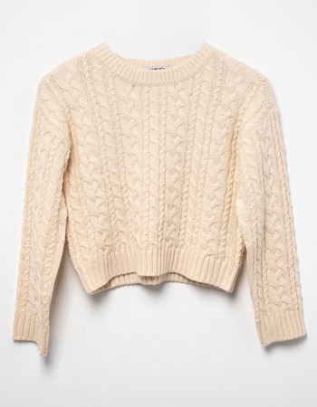 RSQ Girls Cable Sweater