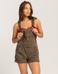 RSQ Womens Twill Washed Shortalls image number 1