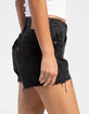 LEVI'S 501 High Rise Womens Denim Shorts - Lunar Black image number 3