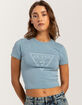 GUESS ORIGINALS Vintage Triangle Womens Baby Tee image number 1