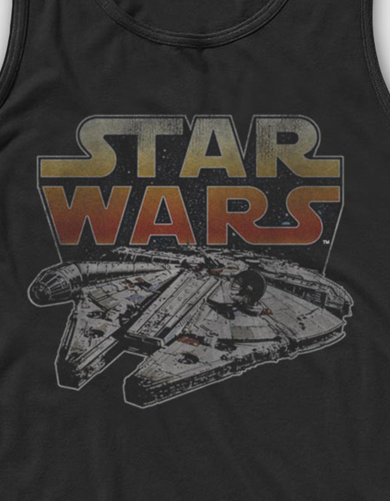 STAR WARS The Falcon Distressed Unisex Tank Top image number 1