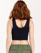 FULL TILT Seamless Lace Trim Womens Tank Top image number 4