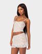 EDIKTED Maria Lace Cupped Tank Top image number 3