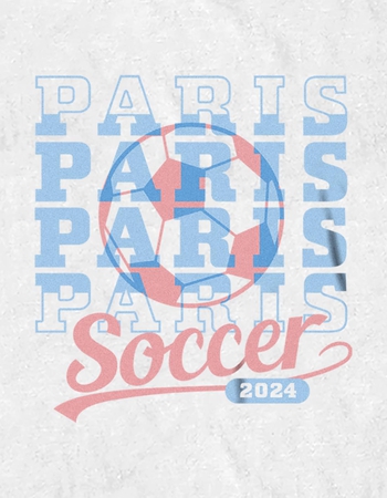 PARIS Soccer Repeat Unisex Tee