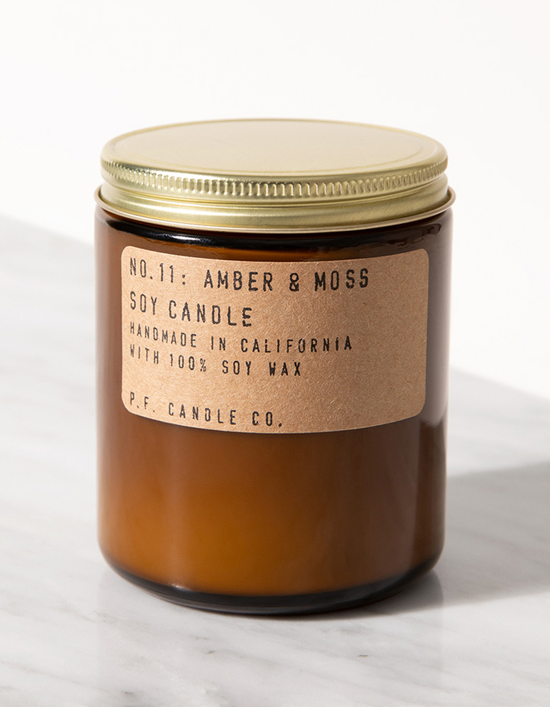 P.F. CANDLE CO. 7.2 oz Classic Soy Candle - No. 11: Amber & Moss image number 0