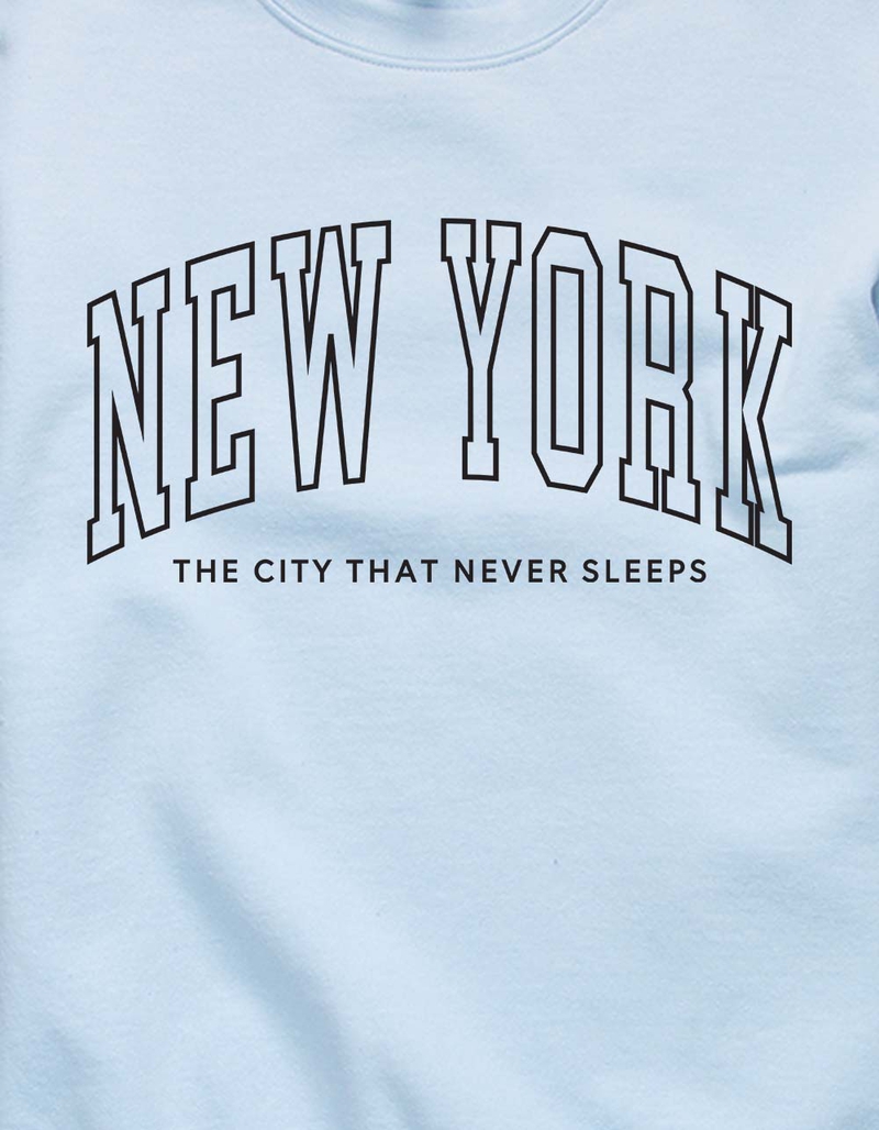 NEW YORK Never Sleeps Unisex Crewneck Sweatshirt image number 1