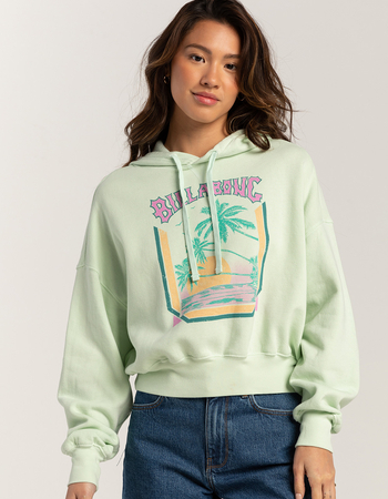 BILLABONG All Time Womens Crop Hoodie Primary Image