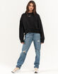 NIKE Sportswear Womens Oversized Crop Crewneck Sweatshirt image number 4
